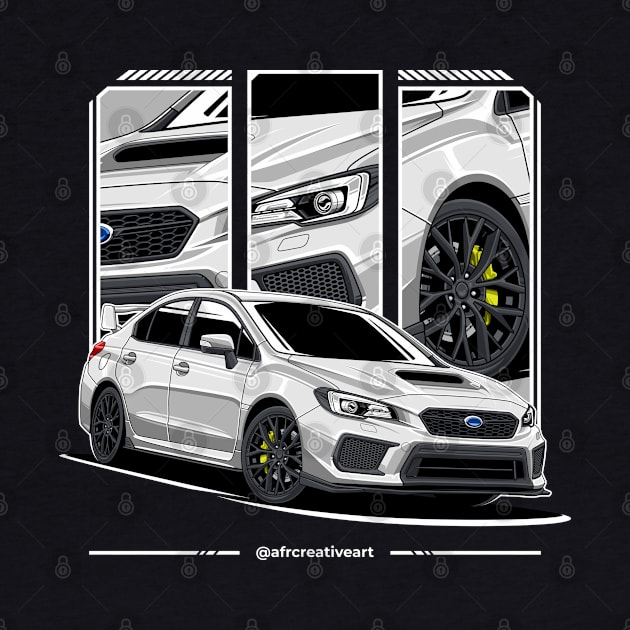 Subie Impreza WRX STi Special (White) by afrcreativeart